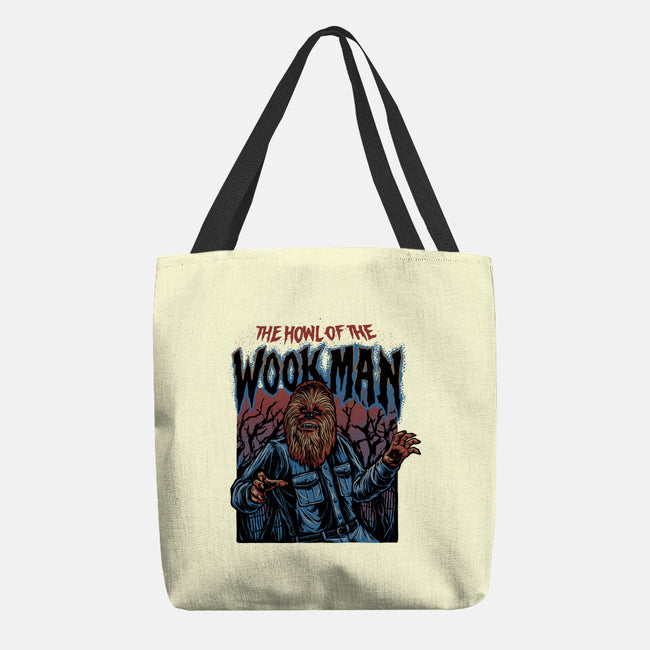 The Howl Of The Wookman-None-Basic Tote-Bag-glitchygorilla