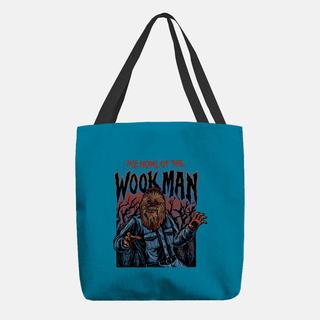 The Howl Of The Wookman-None-Basic Tote-Bag-glitchygorilla
