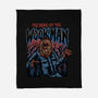 The Howl Of The Wookman-None-Fleece-Blanket-glitchygorilla