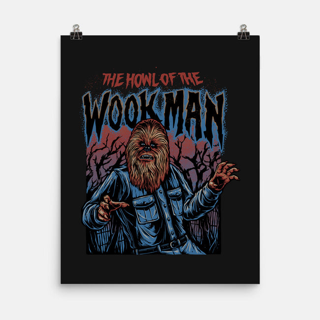 The Howl Of The Wookman-None-Matte-Poster-glitchygorilla