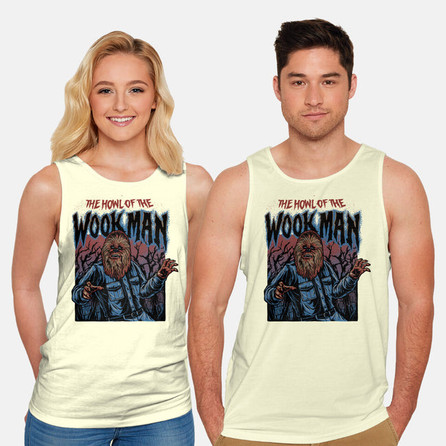 The Howl Of The Wookman-Unisex-Basic-Tank-glitchygorilla