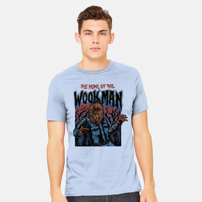 The Howl Of The Wookman-Mens-Heavyweight-Tee-glitchygorilla