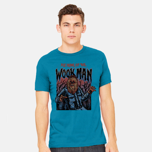 The Howl Of The Wookman-Mens-Heavyweight-Tee-glitchygorilla
