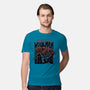 The Howl Of The Wookman-Mens-Premium-Tee-glitchygorilla