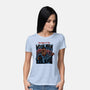 The Howl Of The Wookman-Womens-Basic-Tee-glitchygorilla