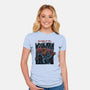 The Howl Of The Wookman-Womens-Fitted-Tee-glitchygorilla