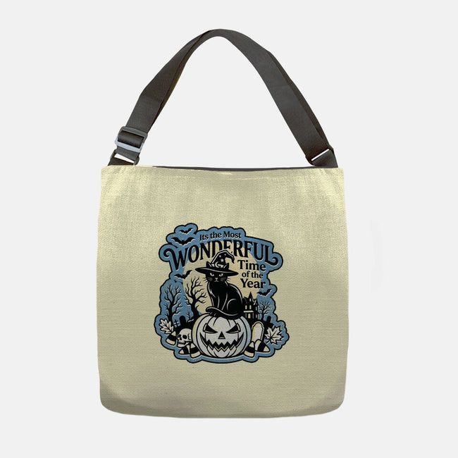 The Most Wonderful Time Of The Year-None-Adjustable Tote-Bag-palmstreet