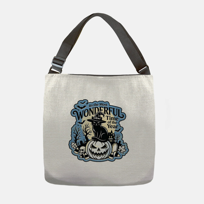 The Most Wonderful Time Of The Year-None-Adjustable Tote-Bag-palmstreet