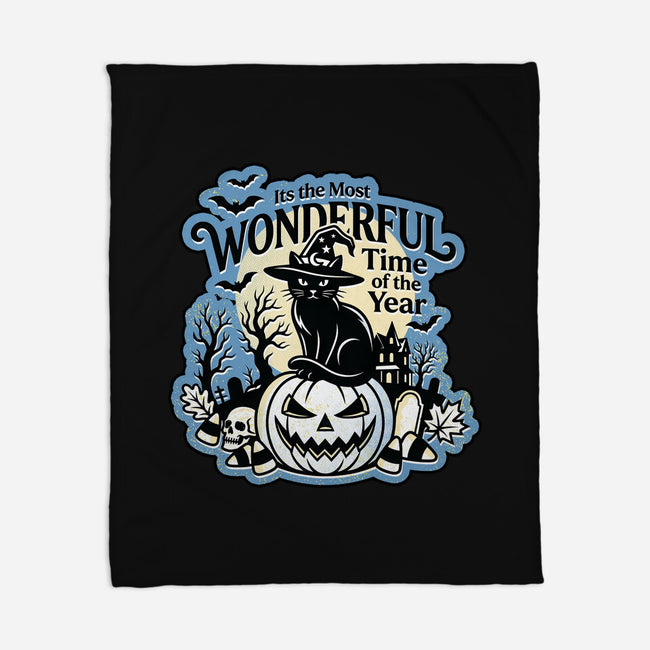 The Most Wonderful Time Of The Year-None-Fleece-Blanket-palmstreet