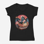 The Great Ramen Rest-Womens-V-Neck-Tee-glitchygorilla