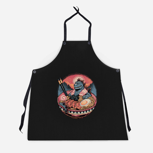The Great Ramen Rest-Unisex-Kitchen-Apron-glitchygorilla