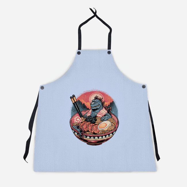 The Great Ramen Rest-Unisex-Kitchen-Apron-glitchygorilla
