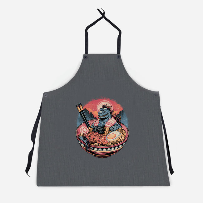 The Great Ramen Rest-Unisex-Kitchen-Apron-glitchygorilla