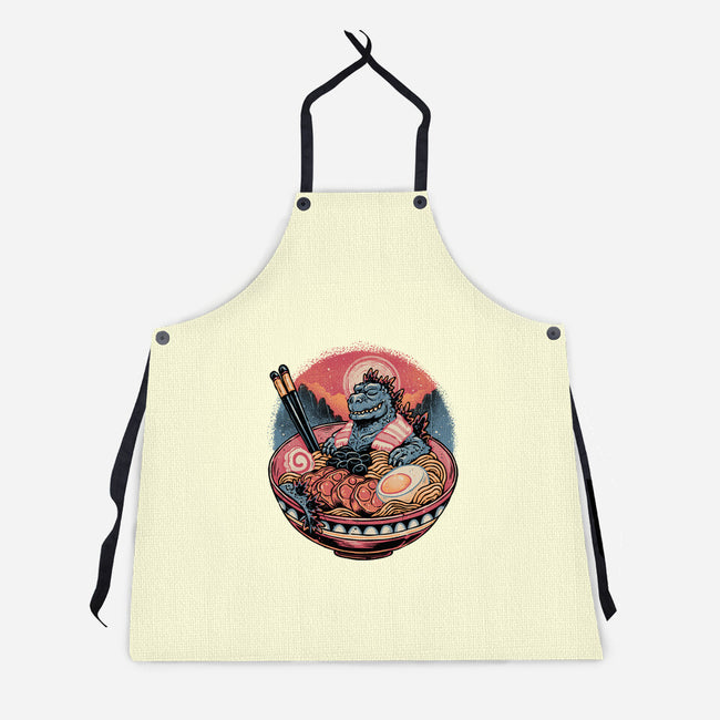 The Great Ramen Rest-Unisex-Kitchen-Apron-glitchygorilla