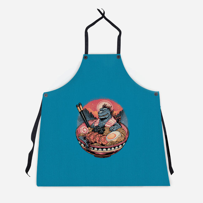 The Great Ramen Rest-Unisex-Kitchen-Apron-glitchygorilla