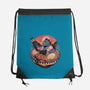 The Great Ramen Rest-None-Drawstring-Bag-glitchygorilla