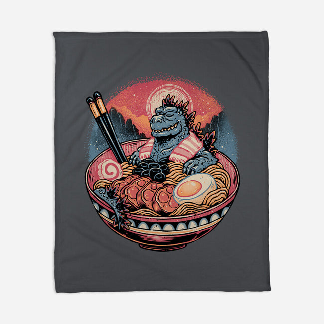 The Great Ramen Rest-None-Fleece-Blanket-glitchygorilla