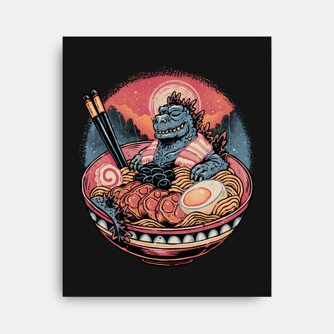 The Great Ramen Rest-None-Stretched-Canvas-glitchygorilla