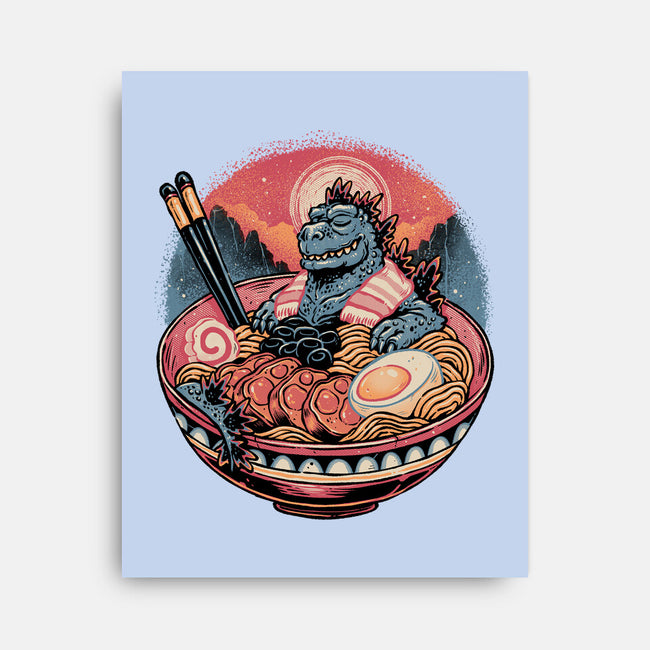 The Great Ramen Rest-None-Stretched-Canvas-glitchygorilla