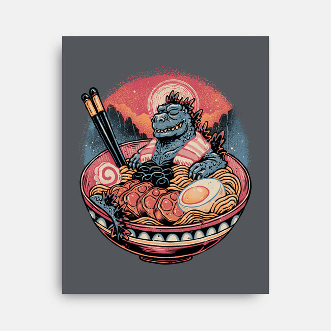 The Great Ramen Rest-None-Stretched-Canvas-glitchygorilla