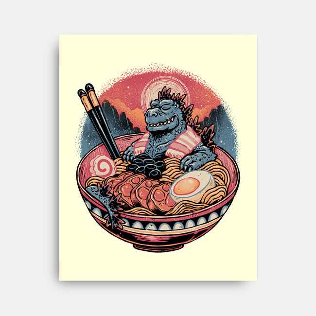 The Great Ramen Rest-None-Stretched-Canvas-glitchygorilla