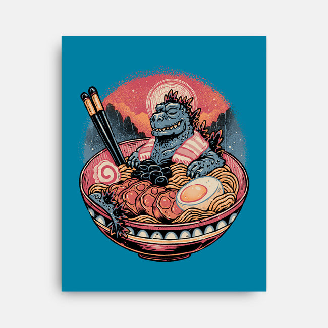 The Great Ramen Rest-None-Stretched-Canvas-glitchygorilla
