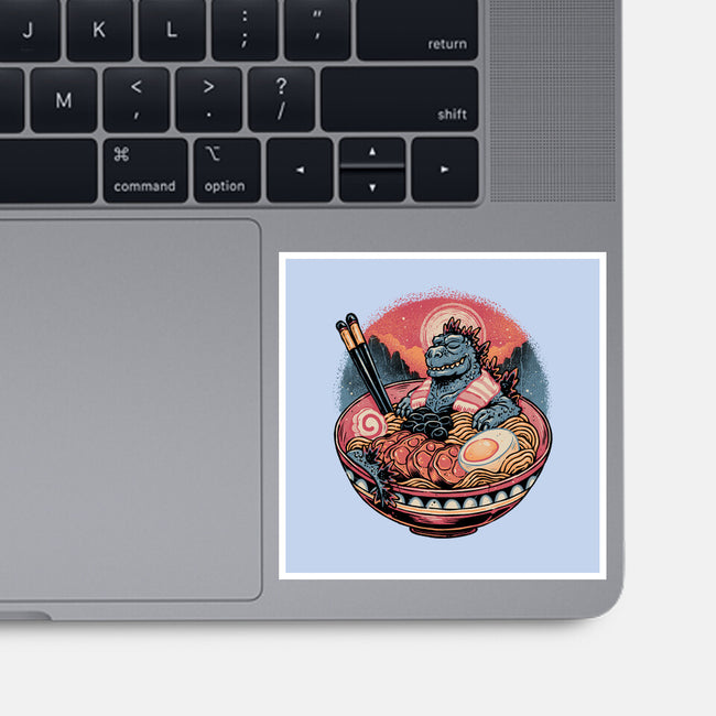 The Great Ramen Rest-None-Glossy-Sticker-glitchygorilla