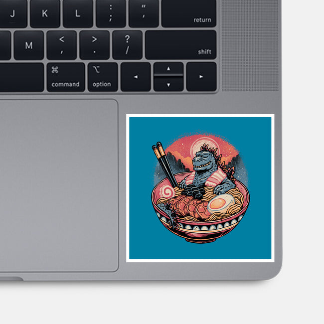 The Great Ramen Rest-None-Glossy-Sticker-glitchygorilla