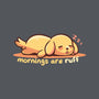 Mornings Are Ruff-None-Basic Tote-Bag-TechraNova