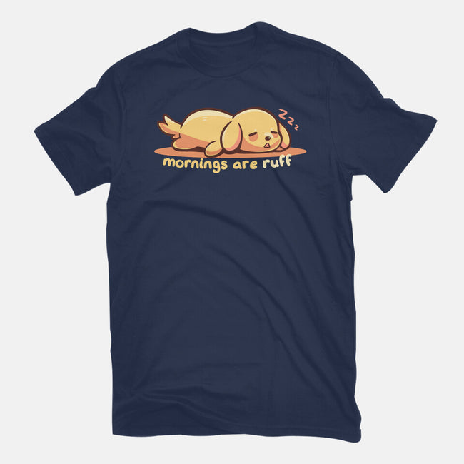 Mornings Are Ruff-Mens-Heavyweight-Tee-TechraNova