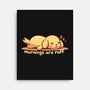 Mornings Are Ruff-None-Stretched-Canvas-TechraNova