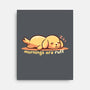 Mornings Are Ruff-None-Stretched-Canvas-TechraNova