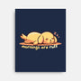 Mornings Are Ruff-None-Stretched-Canvas-TechraNova