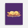 Mornings Are Ruff-None-Stretched-Canvas-TechraNova