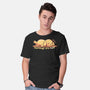 Mornings Are Ruff-Mens-Basic-Tee-TechraNova
