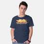 Mornings Are Ruff-Mens-Basic-Tee-TechraNova