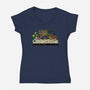 Evil A La Carte-Womens-V-Neck-Tee-AndreusD