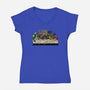 Evil A La Carte-Womens-V-Neck-Tee-AndreusD