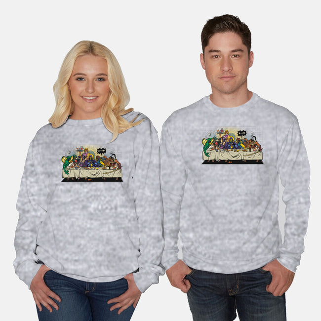 Evil A La Carte-Unisex-Crew Neck-Sweatshirt-AndreusD
