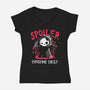 Spoiler Everyone Dies-Womens-V-Neck-Tee-Vallina84