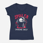 Spoiler Everyone Dies-Womens-V-Neck-Tee-Vallina84