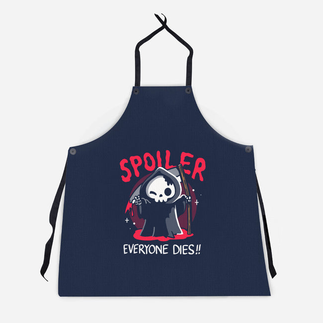 Spoiler Everyone Dies-Unisex-Kitchen-Apron-Vallina84
