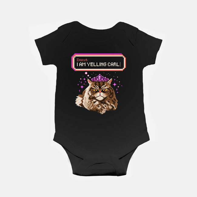 Donut I Am Yelling Carl-Baby-Basic-Onesie-rocketman_art