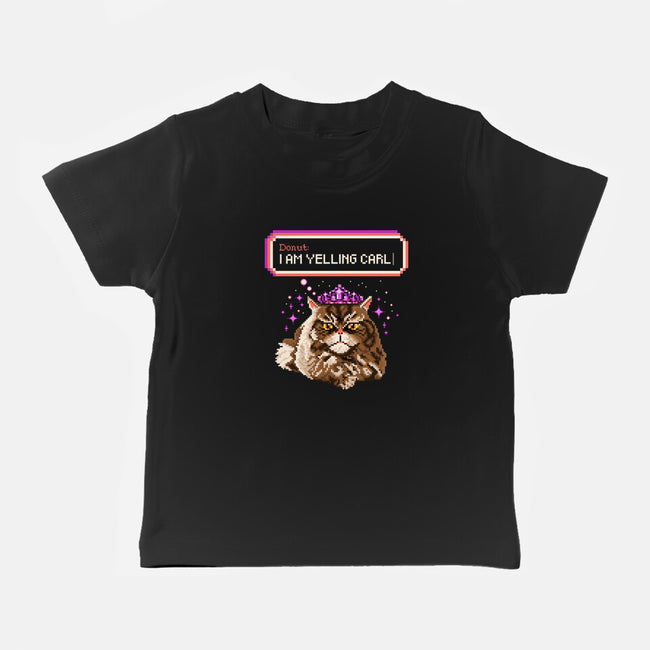 Donut I Am Yelling Carl-Baby-Basic-Tee-rocketman_art