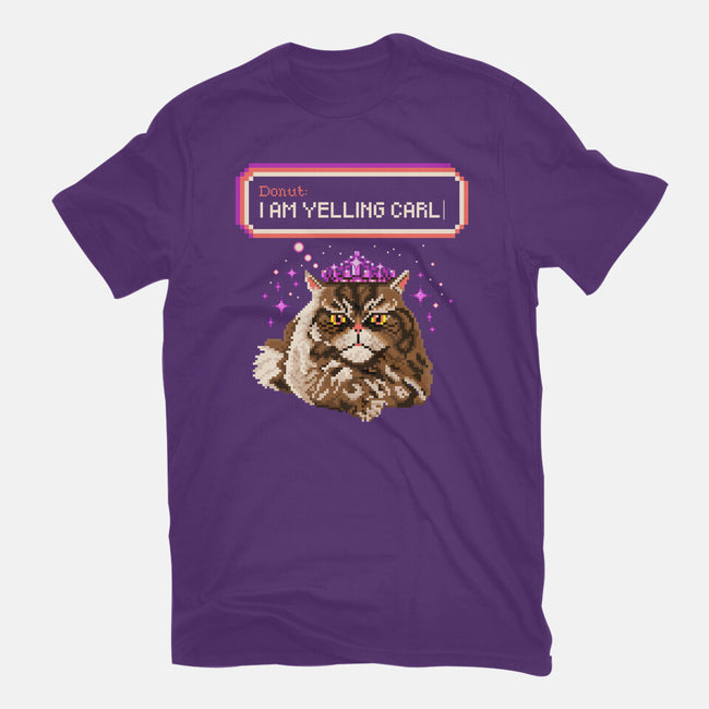 Donut I Am Yelling Carl-Mens-Basic-Tee-rocketman_art