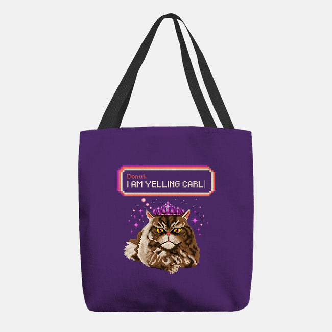 Donut I Am Yelling Carl-None-Basic Tote-Bag-rocketman_art
