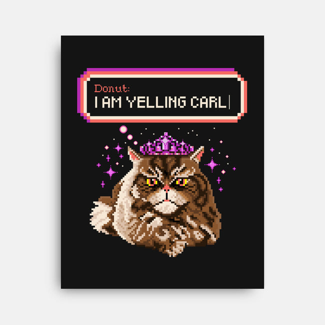 Donut I Am Yelling Carl-None-Stretched-Canvas-rocketman_art