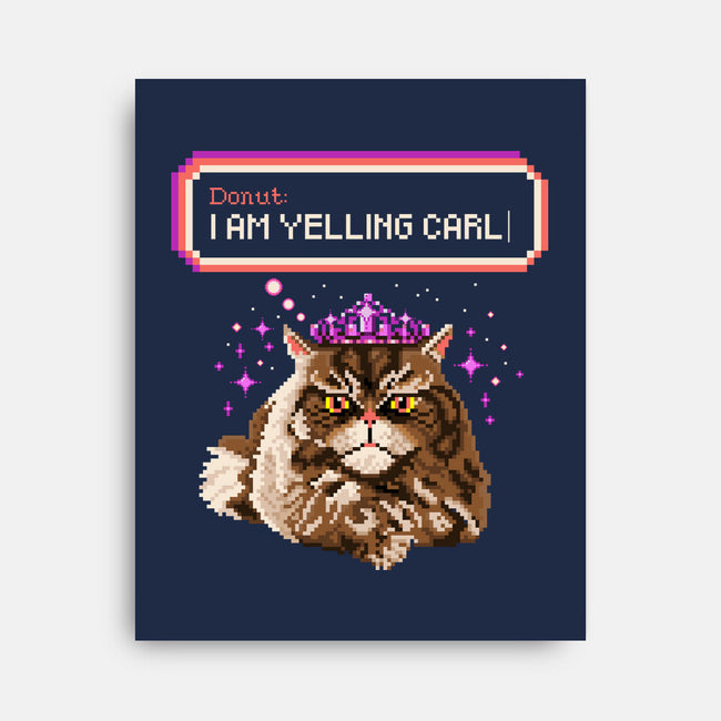 Donut I Am Yelling Carl-None-Stretched-Canvas-rocketman_art