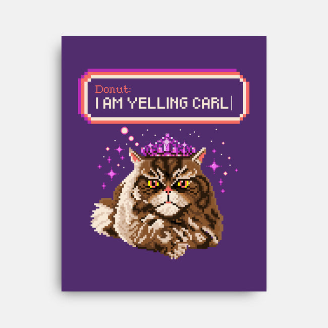 Donut I Am Yelling Carl-None-Stretched-Canvas-rocketman_art