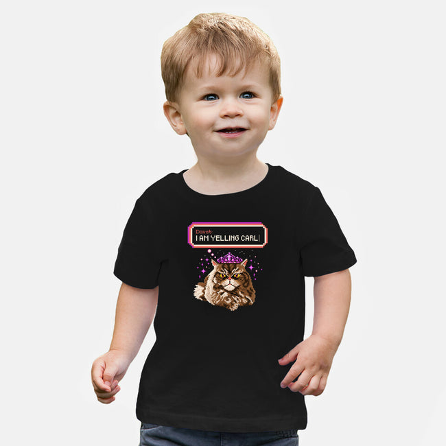 Donut I Am Yelling Carl-Baby-Basic-Tee-rocketman_art